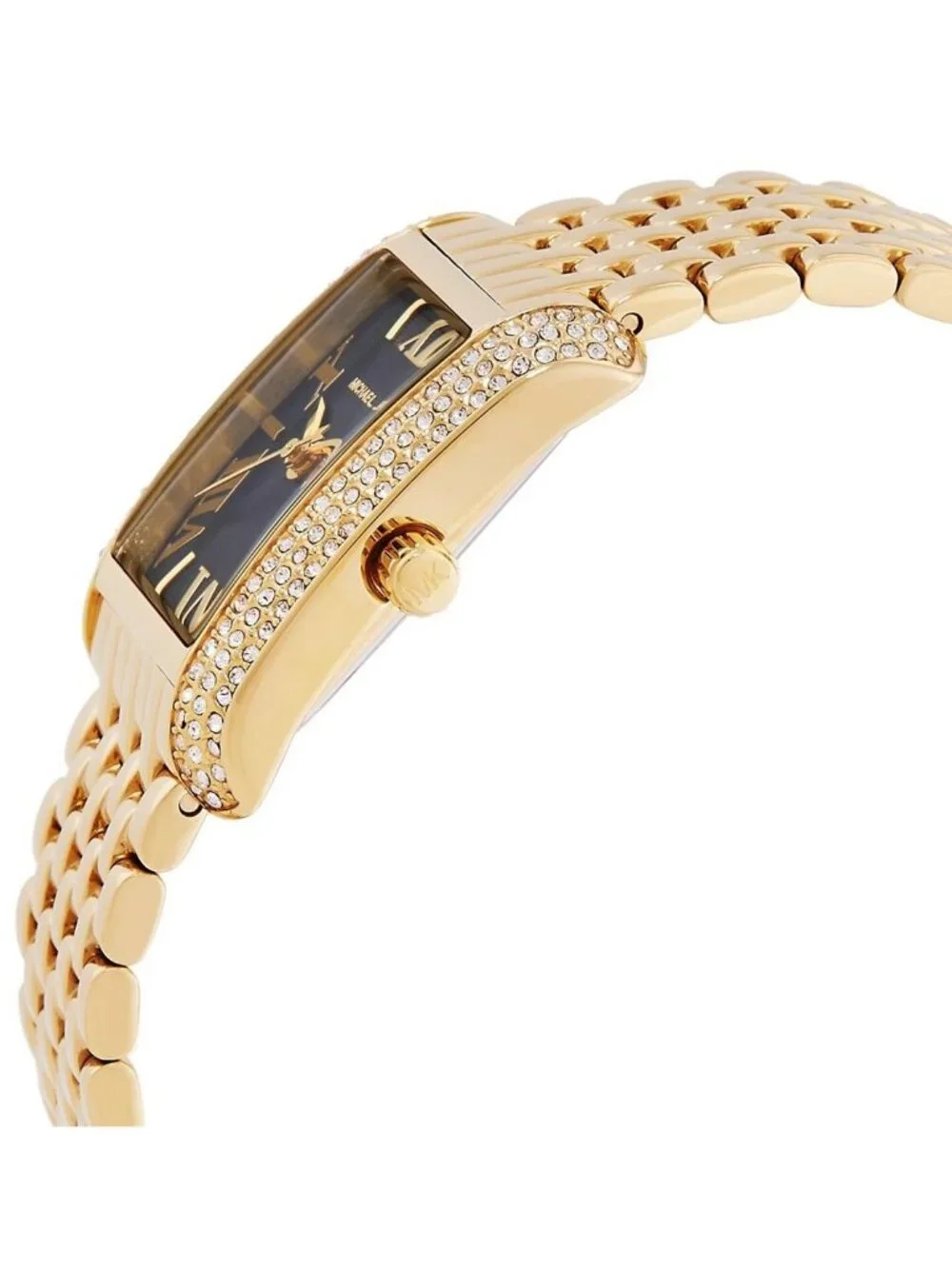 NWT Michael Kors Emery Quartz Crystal Green Dial Ladies Watch